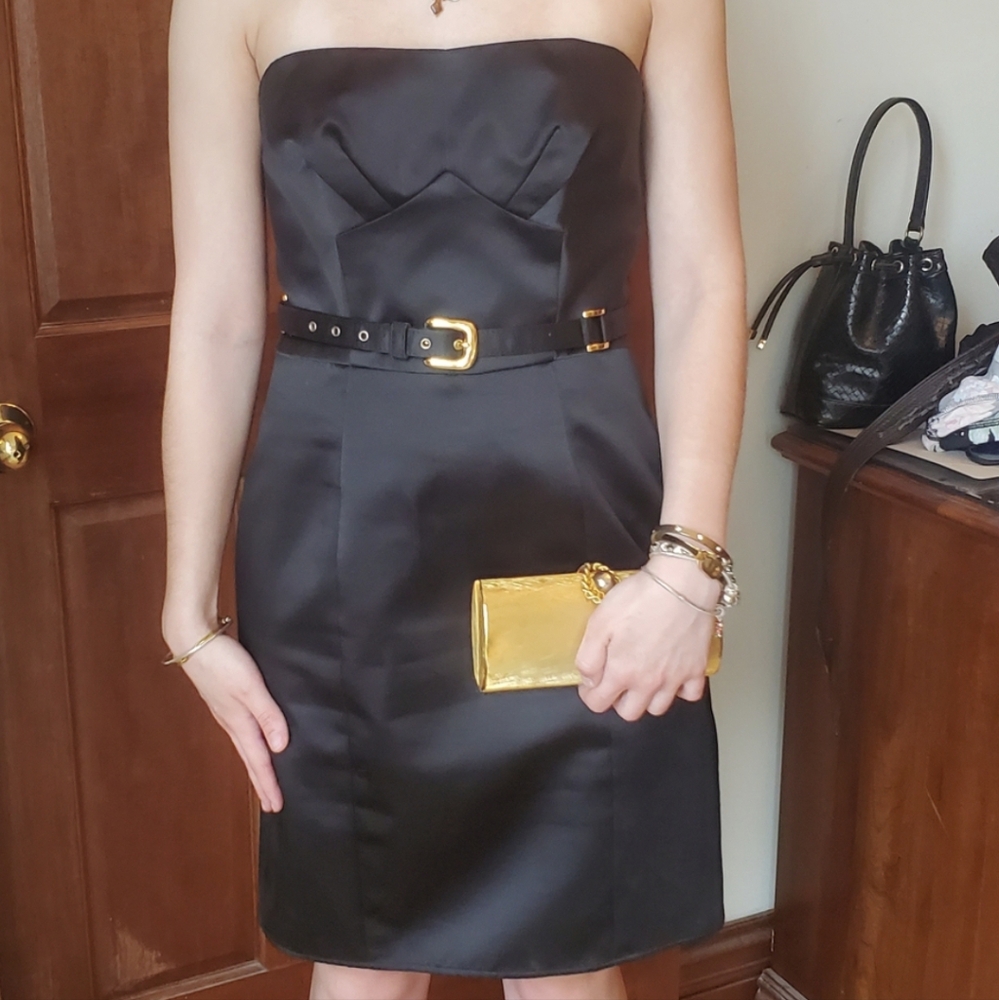 SATIN DRESS
